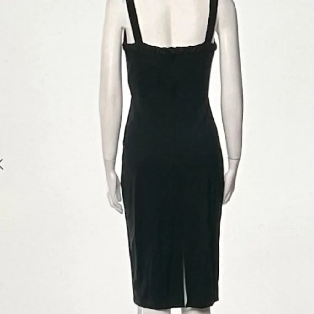 Reformation Square Neckline Midi Length Dress w/ Tags Size: M - Picture 7 of 8